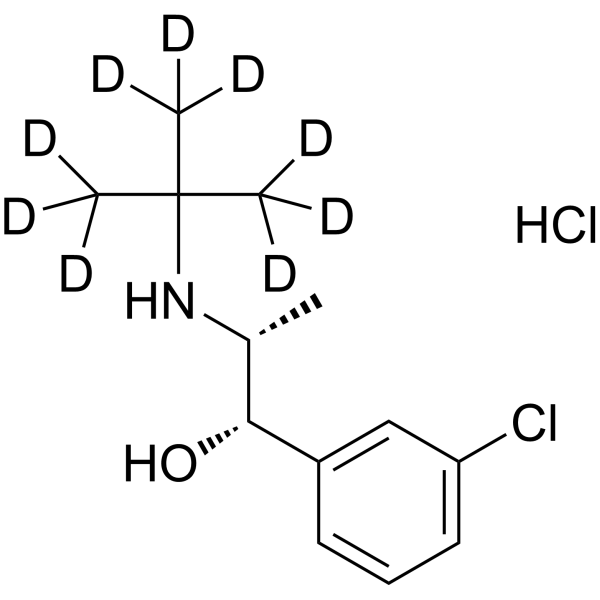 rel-(1S,2R)-Dihydro bupropion-d9 hydrochloride 2517771-79-6